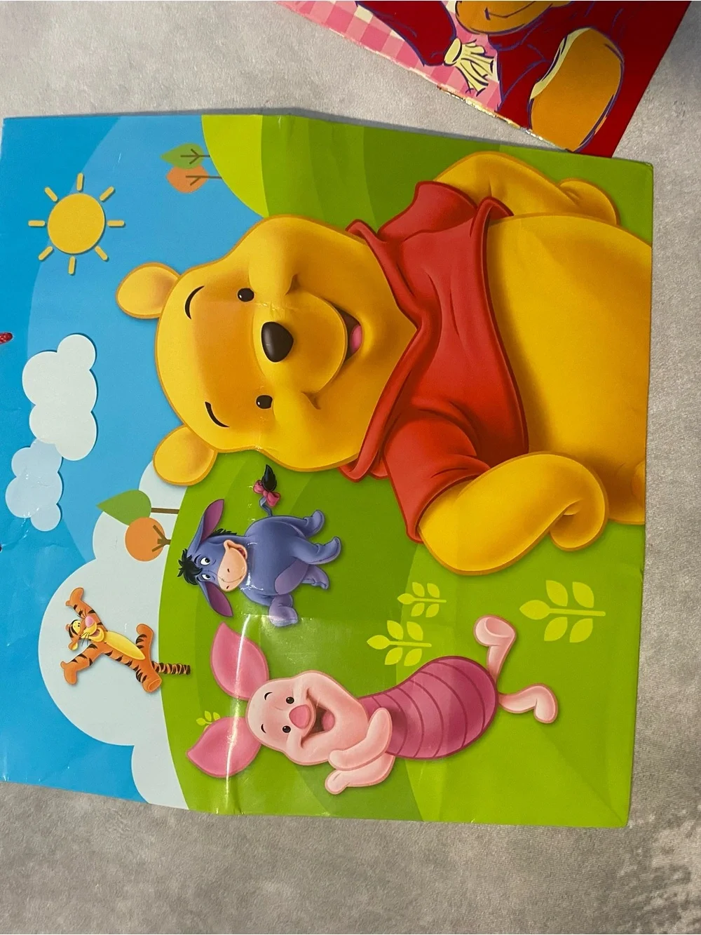 Winnie The Pooh Gift Bag Lot Of 2